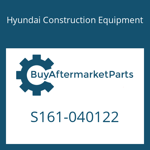 S161-040122 Hyundai Construction Equipment BOLT-CROSS RD