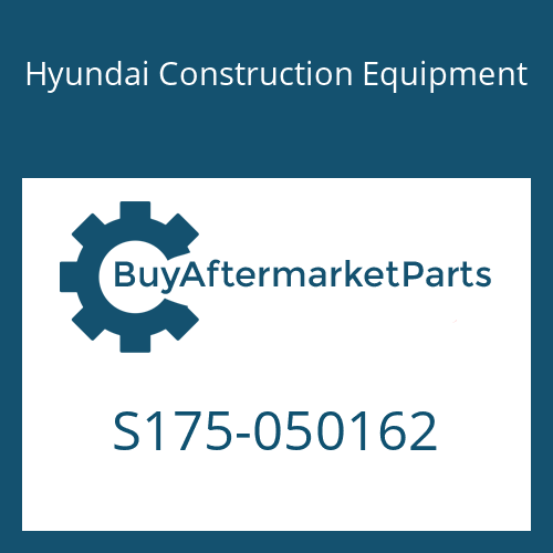 S175-050162 Hyundai Construction Equipment BOLT-SOCKET