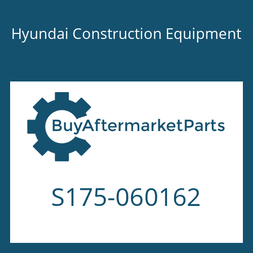 S175-060162 Hyundai Construction Equipment BOLT-SOCKET