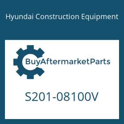 S201-08100V Hyundai Construction Equipment NUT-HEX