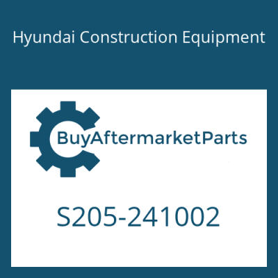 S205-241002 Hyundai Construction Equipment NUT-HEX