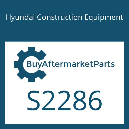 S2286 Hyundai Construction Equipment SCREW-DRIVE