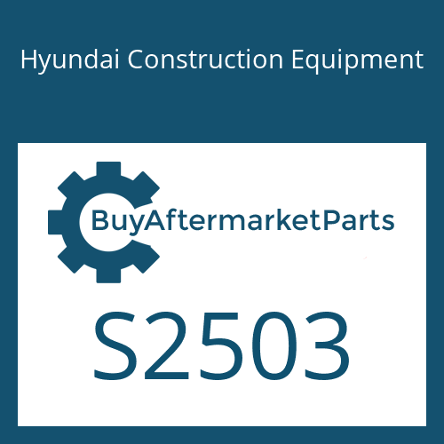 S2503 Hyundai Construction Equipment O-RING