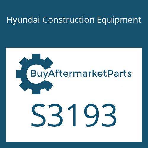 S3193 Hyundai Construction Equipment PIN-GROOVE