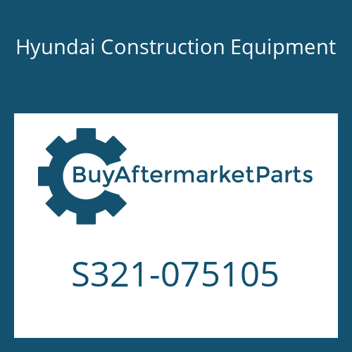 S321-075105 Hyundai Construction Equipment STOPPER-PIN