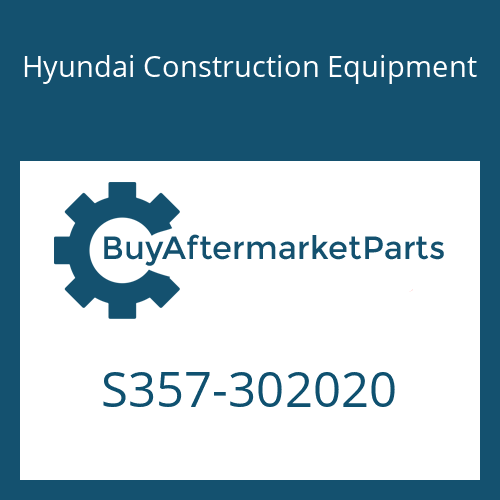 S357-302020 Hyundai Construction Equipment PLATE-TAPPED,1 HOLE