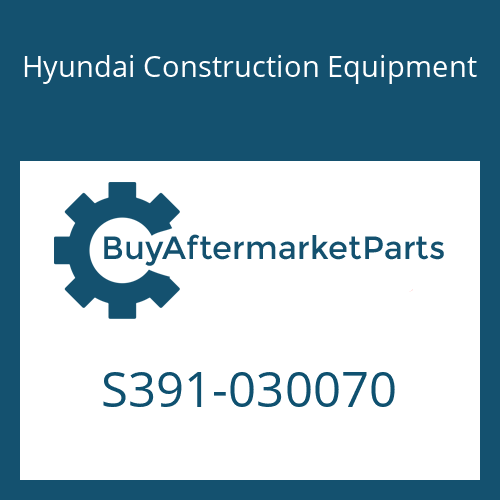 S391-030070 Hyundai Construction Equipment SHIM-ROUND 1.0