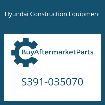 S391-035070 Hyundai Construction Equipment SHIM-ROUND 1.0