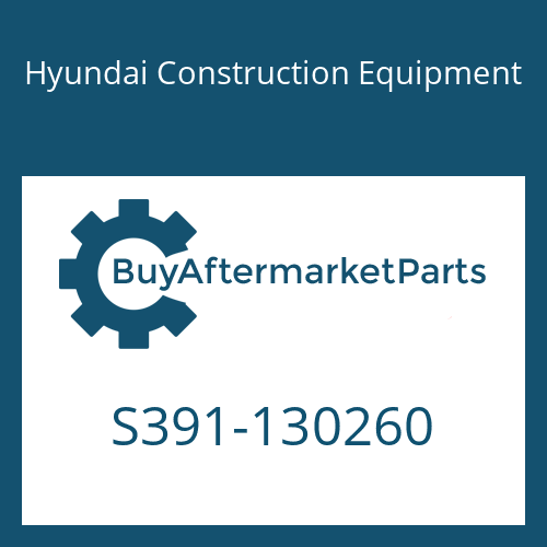 S391-130260 Hyundai Construction Equipment SHIM-ROUND 1.0