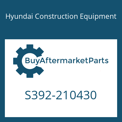 S392-210430 Hyundai Construction Equipment SHIM-ROUND 2.0