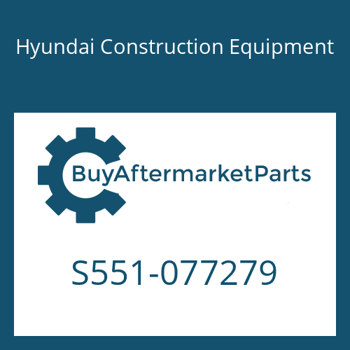 S551-077279 Hyundai Construction Equipment CLAMP-BAND
