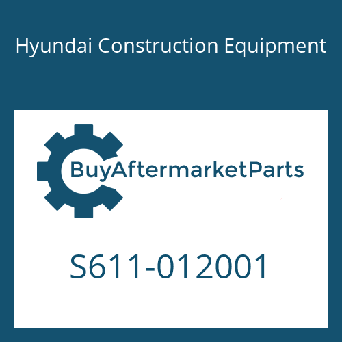 S611-012001 Hyundai Construction Equipment O-RING