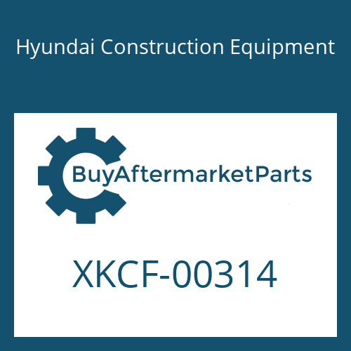 XKCF-00314 Hyundai Construction Equipment O-RING