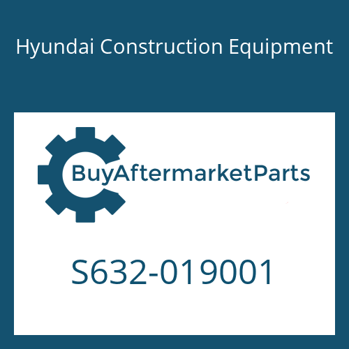 S632-019001 Hyundai Construction Equipment O-RING