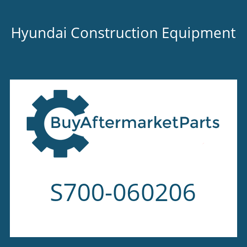 S700-060206 Hyundai Construction Equipment SEAL-DUST