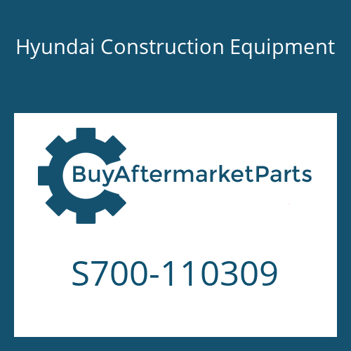 S700-110309 Hyundai Construction Equipment SEAL-DUST
