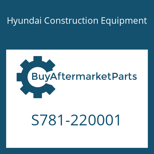 S781-220001 Hyundai Construction Equipment STRIP-WEATHER/METER