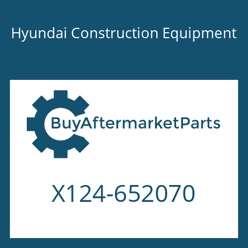 X124-652070 Hyundai Construction Equipment BUSHING-PIN