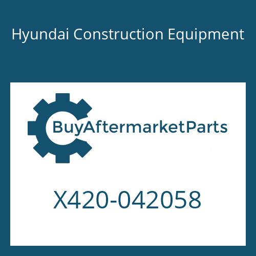 X420-042058 Hyundai Construction Equipment HOSE ASSY-SYNF&ORFS