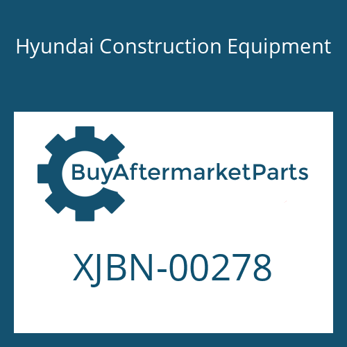 XJBN-00278 Hyundai Construction Equipment NUT-HEX