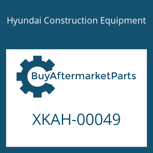 XKAH-00049 Hyundai Construction Equipment PLUG