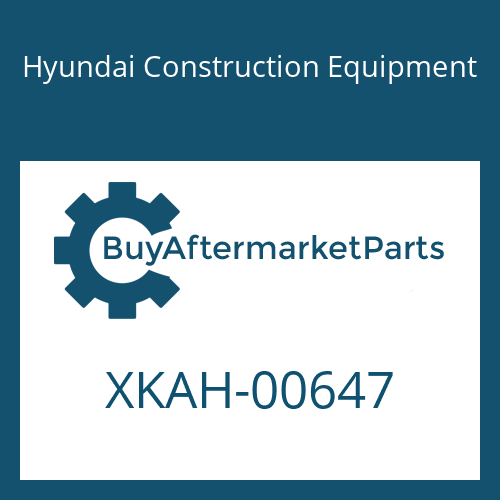 XKAH-00647 Hyundai Construction Equipment O-RING