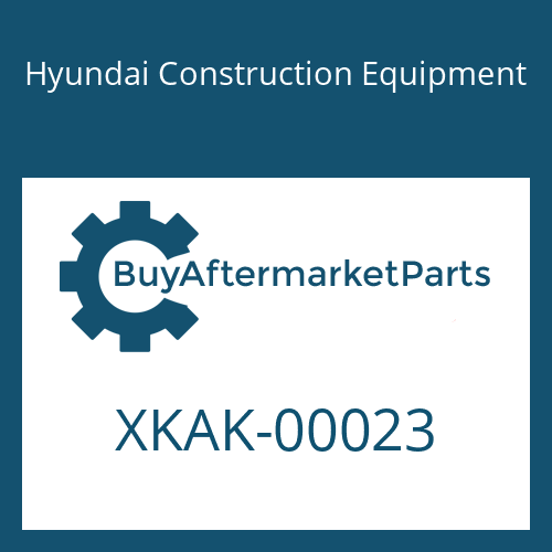XKAK-00023 Hyundai Construction Equipment RETAINER-SPRING