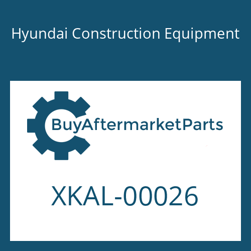 XKAL-00026 Hyundai Construction Equipment BOLT