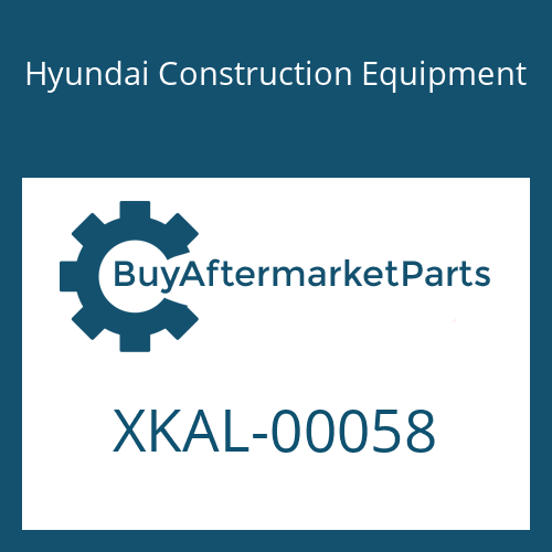 XKAL-00058 Hyundai Construction Equipment COVER-LOGIC