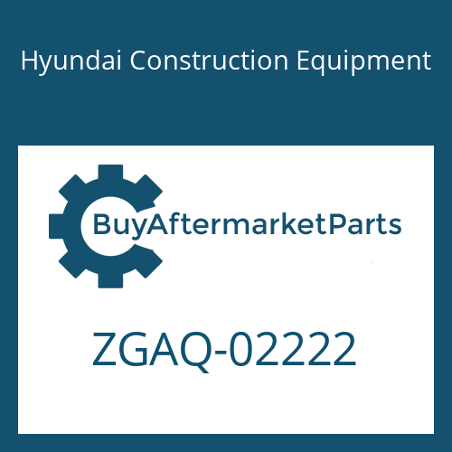 ZGAQ-02222 Hyundai Construction Equipment DISC-FRICTION 2.0