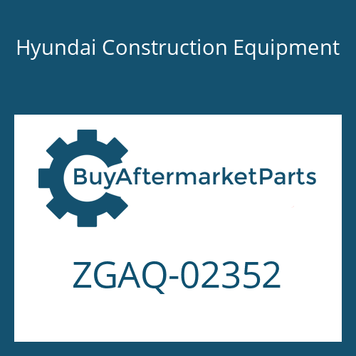 ZGAQ-02352 Hyundai Construction Equipment HOUSING-JOINT