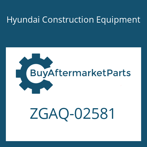 ZGAQ-02581 Hyundai Construction Equipment SHAFT-AXLE