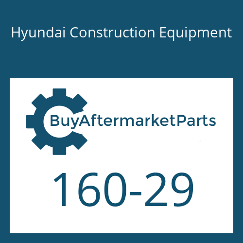 160-29 Hyundai Construction Equipment Nut-Hex