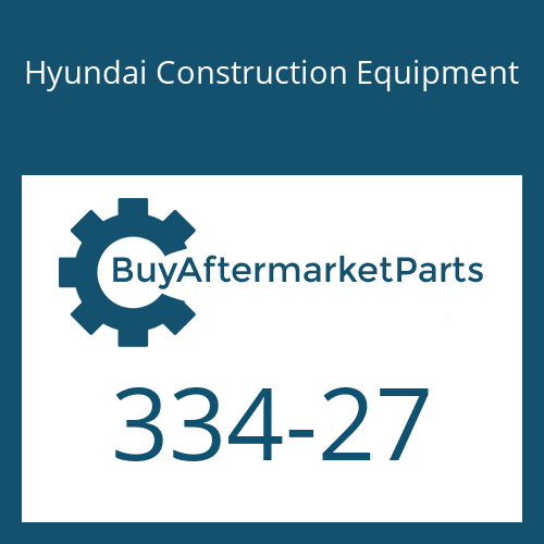 334-27 Hyundai Construction Equipment Nut-Hex