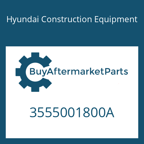 3555001800A Hyundai Construction Equipment Cap-Bearing Thrust