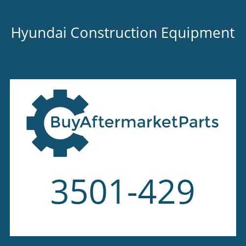 3501-429 Hyundai Construction Equipment HOUSING