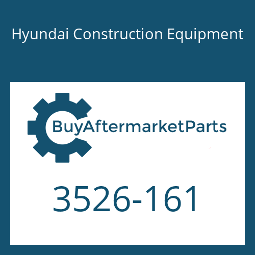 3526-161 Hyundai Construction Equipment Cap