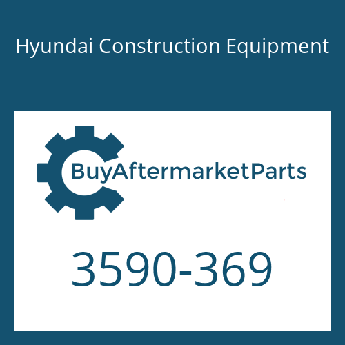 3590-369 Hyundai Construction Equipment SPRING