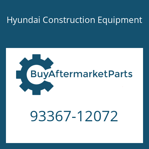 93367-12072 Hyundai Construction Equipment NUT