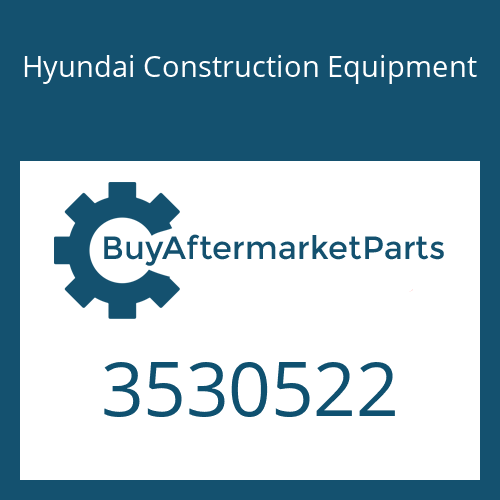 3530522 Hyundai Construction Equipment Shaft & Wheel