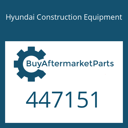 447151 Hyundai Construction Equipment Pin-Threaded