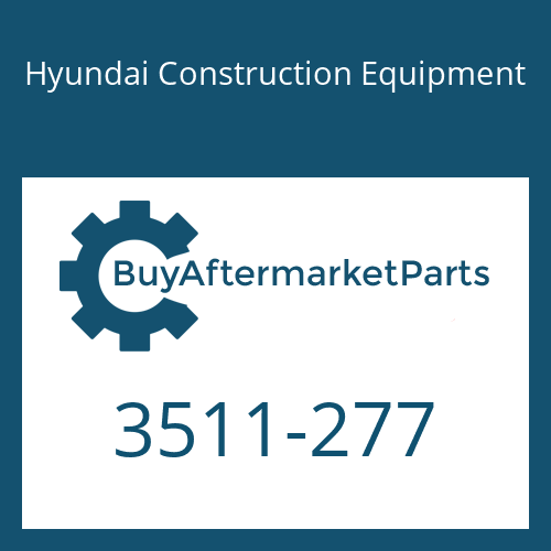 3511-277 Hyundai Construction Equipment PLUNGER-BOOM 1