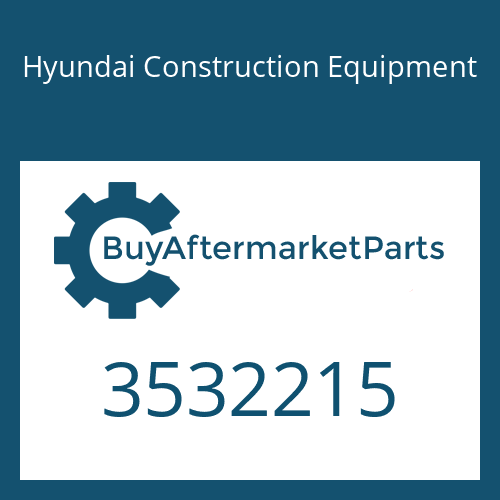 3532215 Hyundai Construction Equipment Bearing