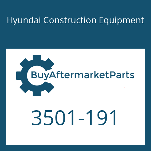 3501-191 Hyundai Construction Equipment HOUSING