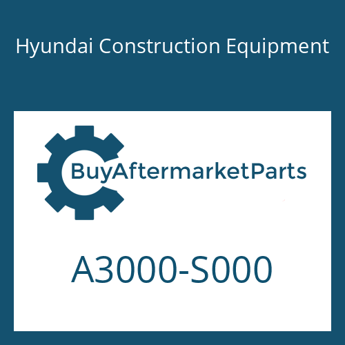 A3000-S000 Hyundai Construction Equipment SUSPENSION ASSY