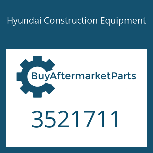 3521711 Hyundai Construction Equipment IMPELLER-TURBO