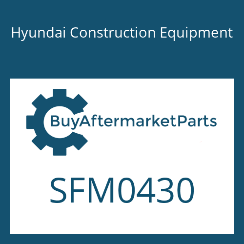 SFM0430 Hyundai Construction Equipment SCREW