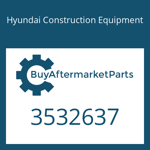 3532637 Hyundai Construction Equipment Plate-Clamping