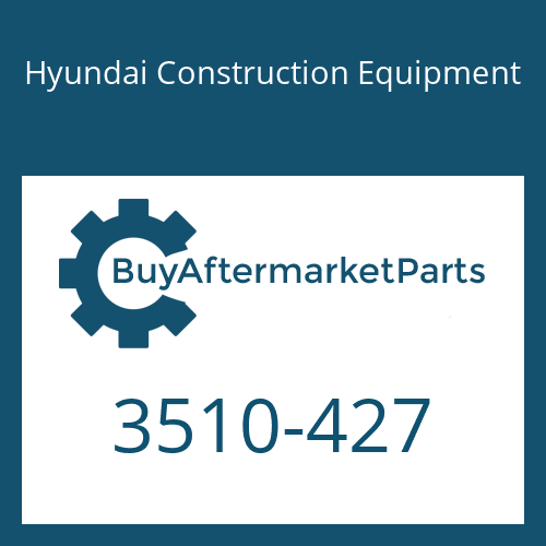 3510-427 Hyundai Construction Equipment PLUNGER ASSY