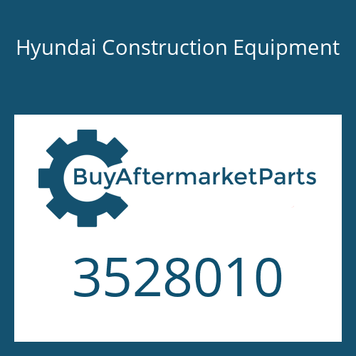 3528010 Hyundai Construction Equipment Connection